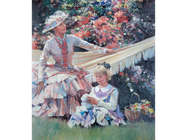Dianne Flynn (British, born 1939) 'The Hammock',