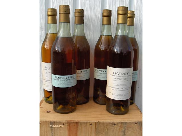 Harveys Early Landed Grande Champagne Cognac 1957 (6)