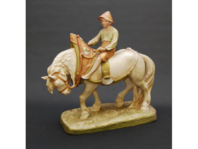 A Royal Dux figure