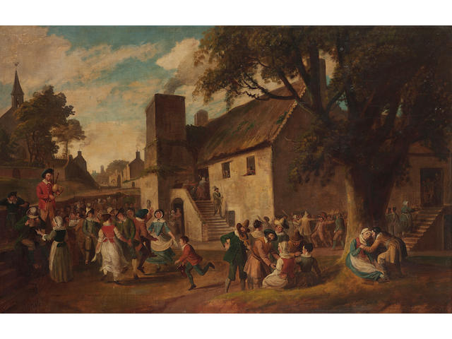 Attributed to Alexander Carse (British, circa 1770-1843) A village fair