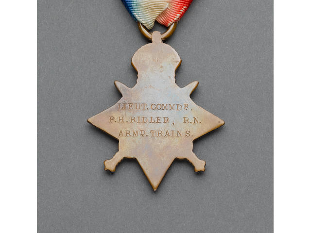 Three to Commander P.H.Ridler, Royal Navy,