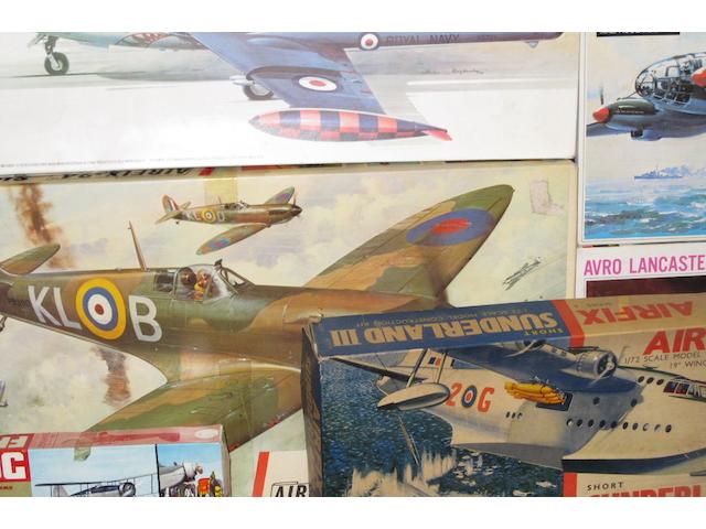 Airfix, Frog, Heller, Lindberg, Kiel Kraft and others a collection of approximately 200 unmade plastic kits