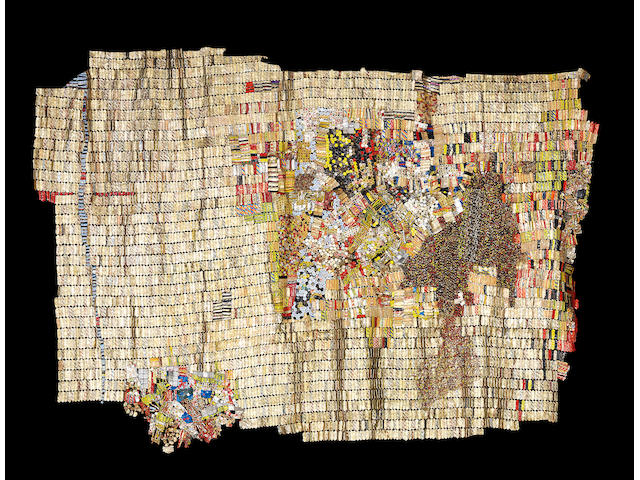 El Anatsui (Ghanaian, born 1944) 'New World Map'