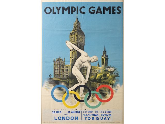 Billet Original Jeux Olympiques De Londres 1948 - Athlétisme