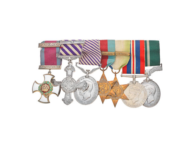 The Second World War D.S.O., D.F.C. and bar, D.F.M., Battle of Britain group of seven to Wing Commander W.J. "Sticks" Gregory, Royal Air Force, Air Interception Radar Operator to the WW2 Night Fighter ace Wing Commander J.R.D."Bob" Braham,