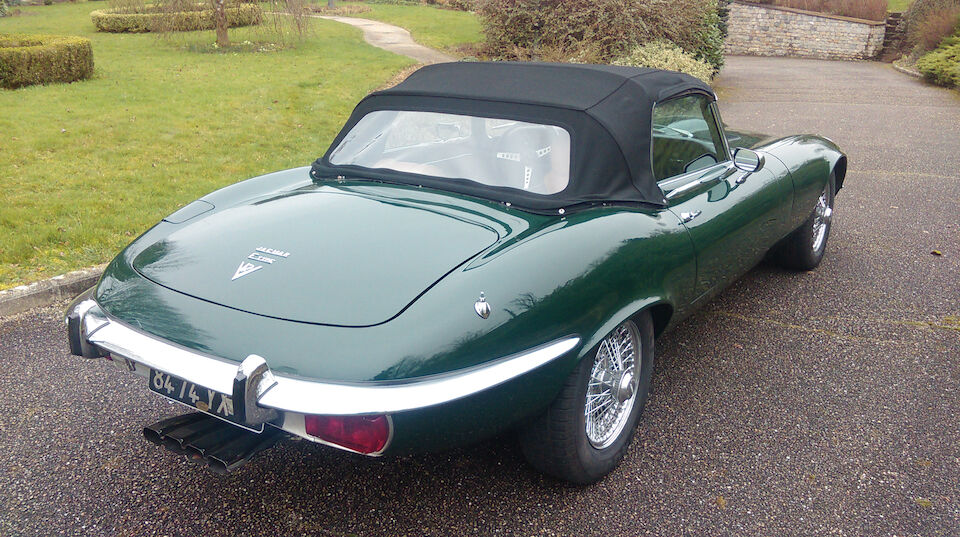 Bonhams : Rare and desirable manual transmission expample,1973 Jaguar E