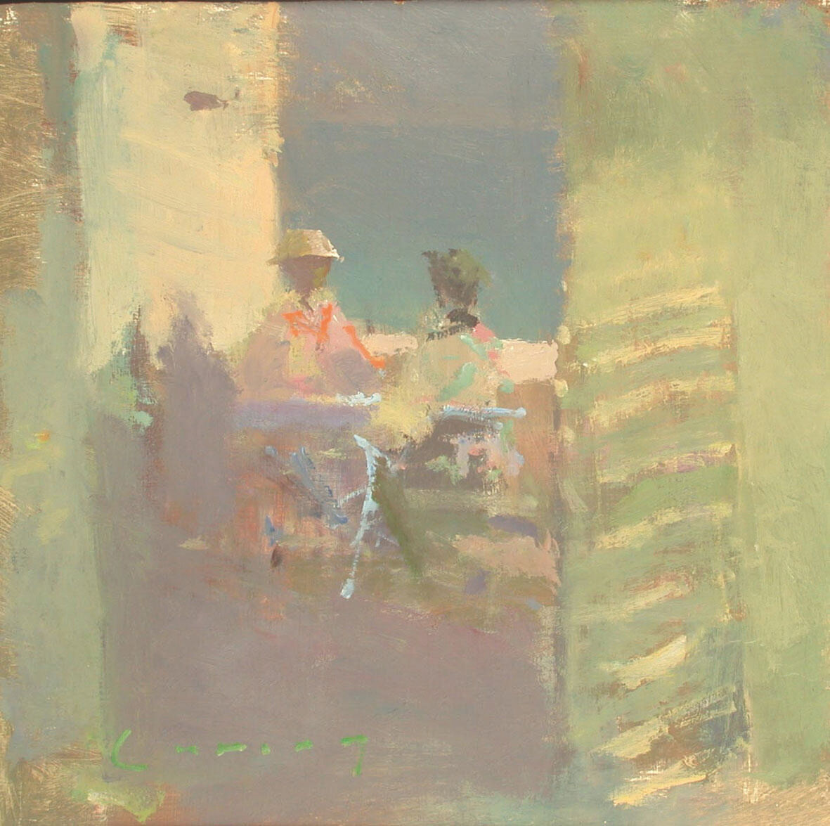 Figures at a Table