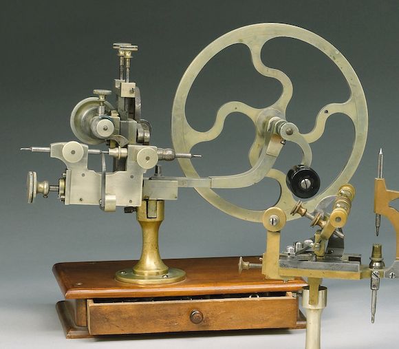 Bonhams : A swiss 19th century nickel plated rounding up tool 30cms high