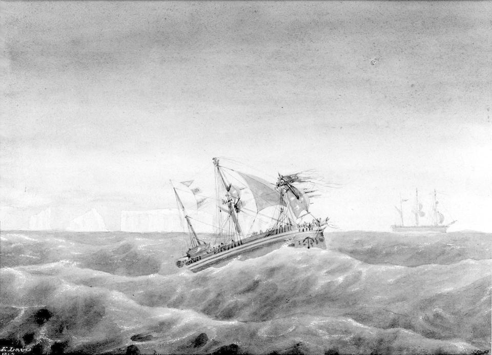 Bonhams : Antarctica, Ross Expedition, 1839-43 Davis (john Edward 