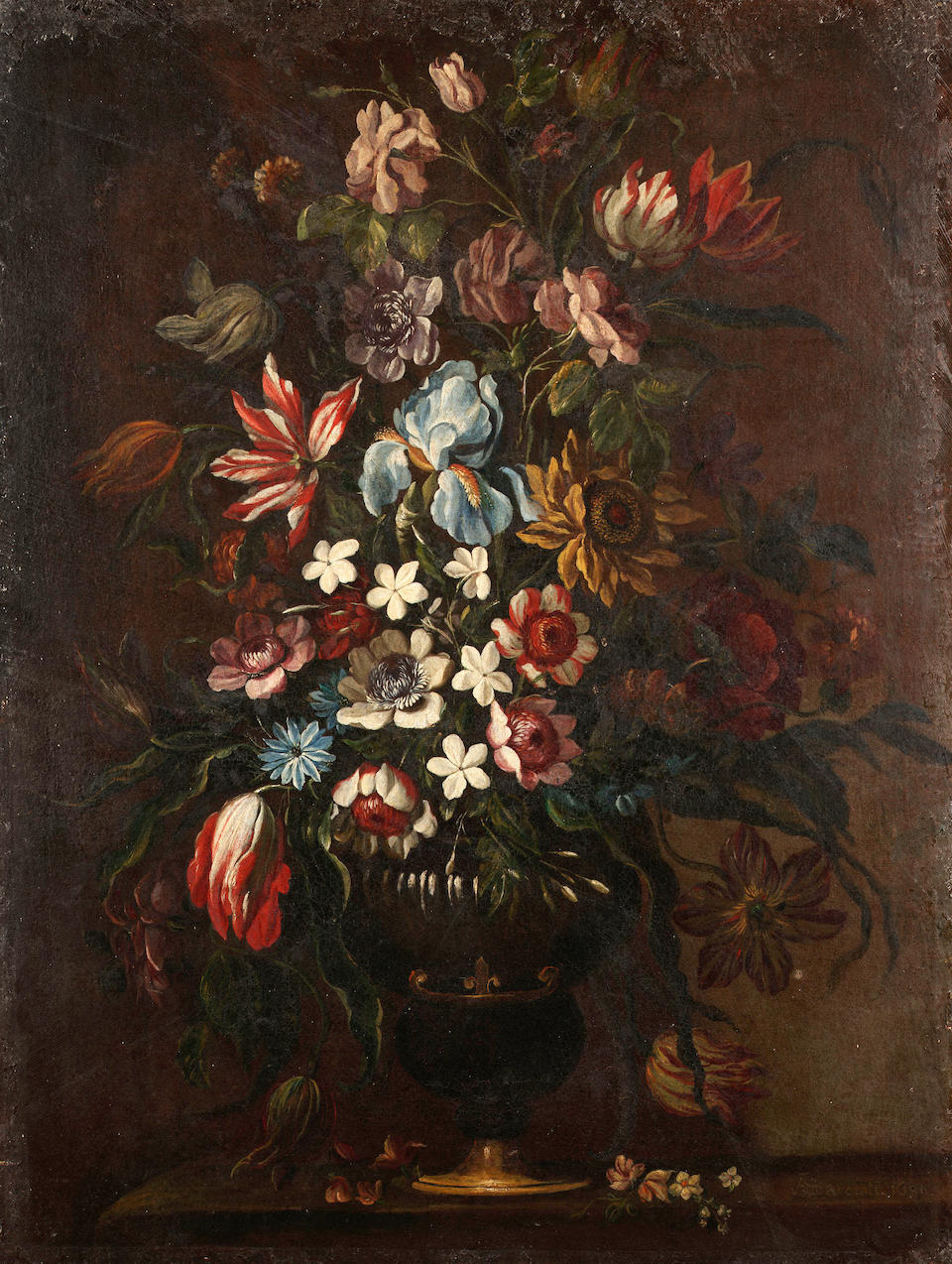 Bonhams : Circle of Giovanni Stanchi, called Stanchi dai Fiori, An iris ...