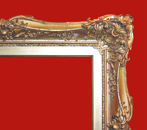 Bonhams : A pair of Continental 19th Century double-swept gilded ...