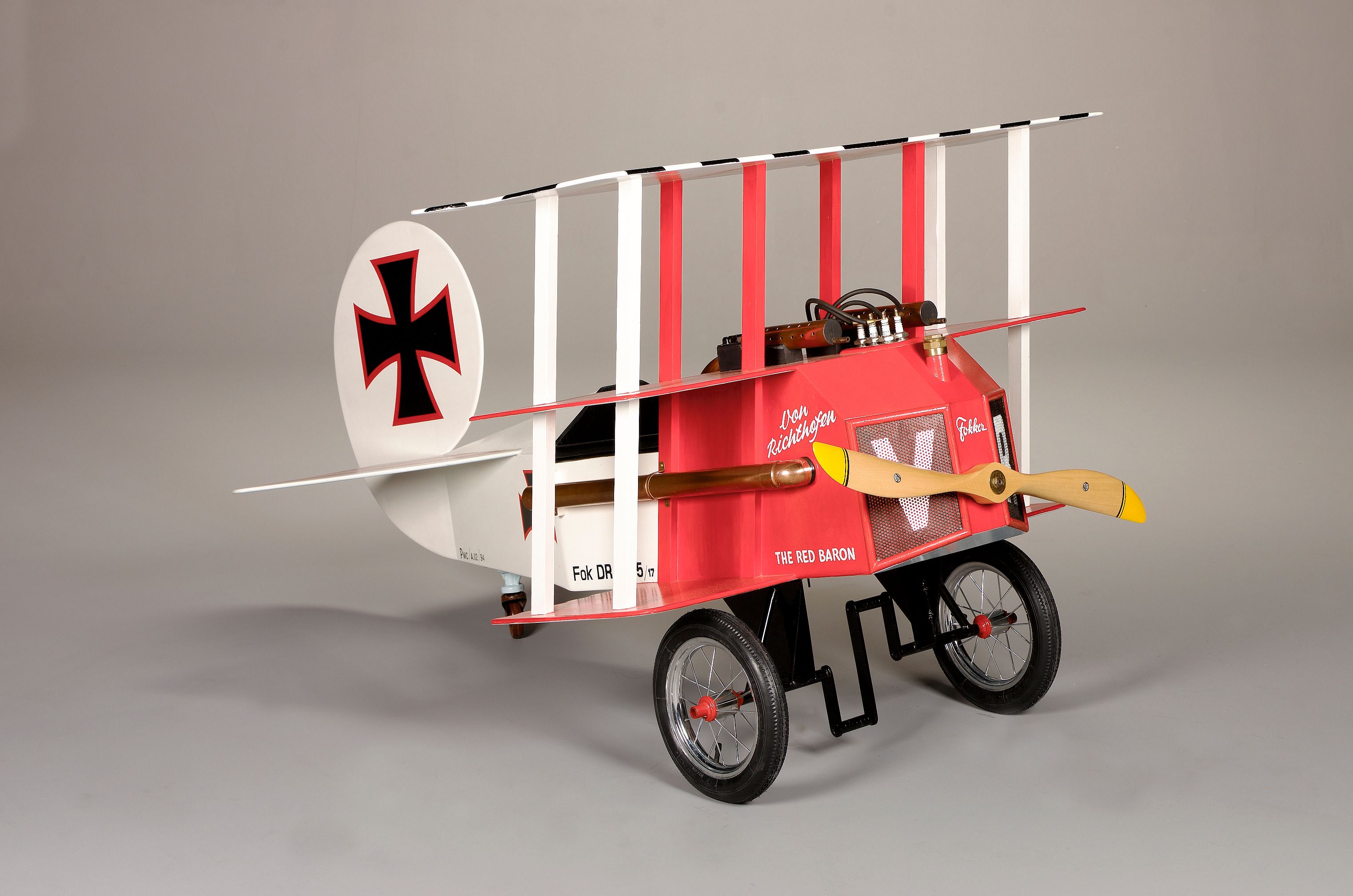 Bonhams Cars 'The Red Baron', a superb Fokker child's pedal
