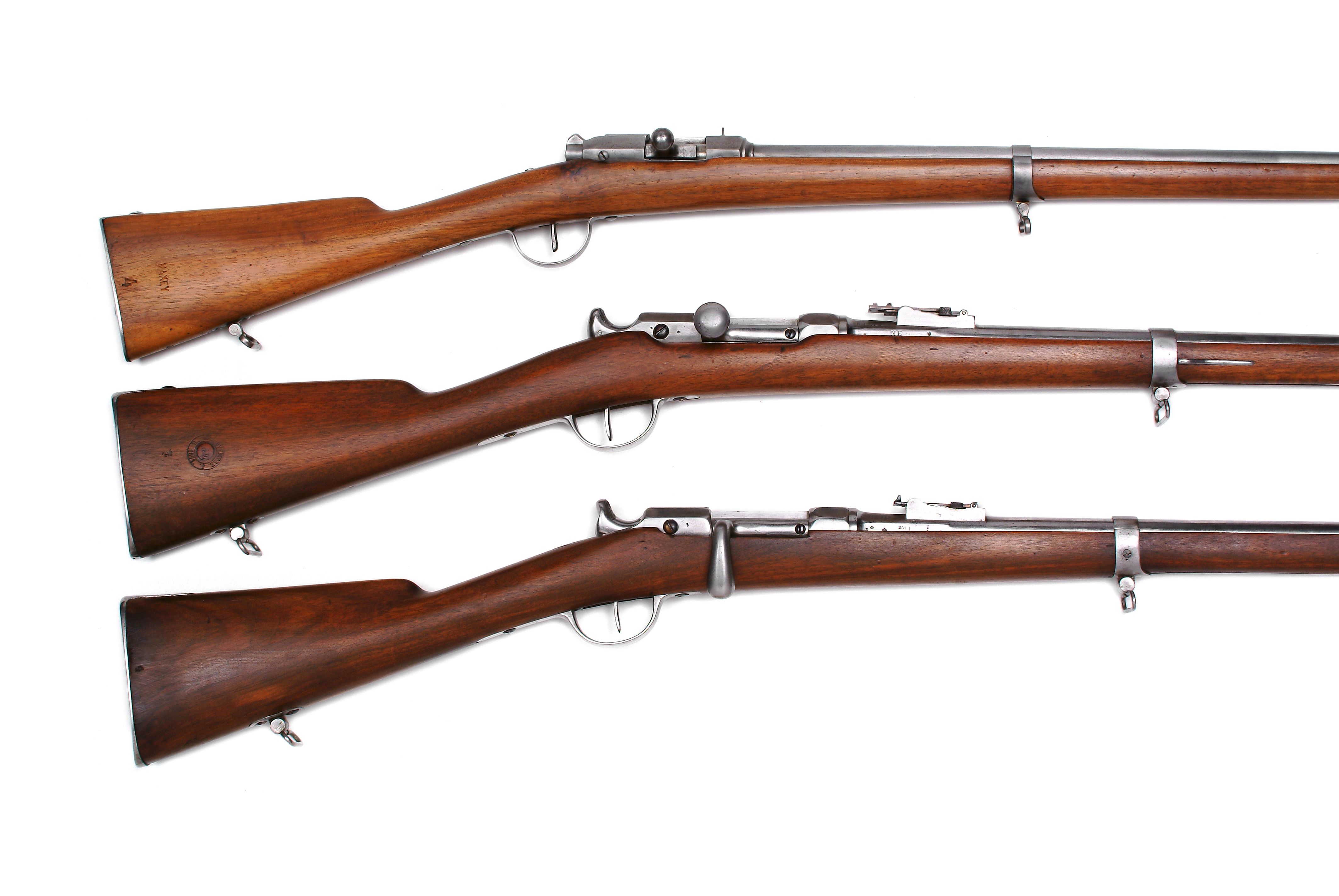 French Chassepot Model 1886 Bolt Action Rifle Kynoch Conversion ...