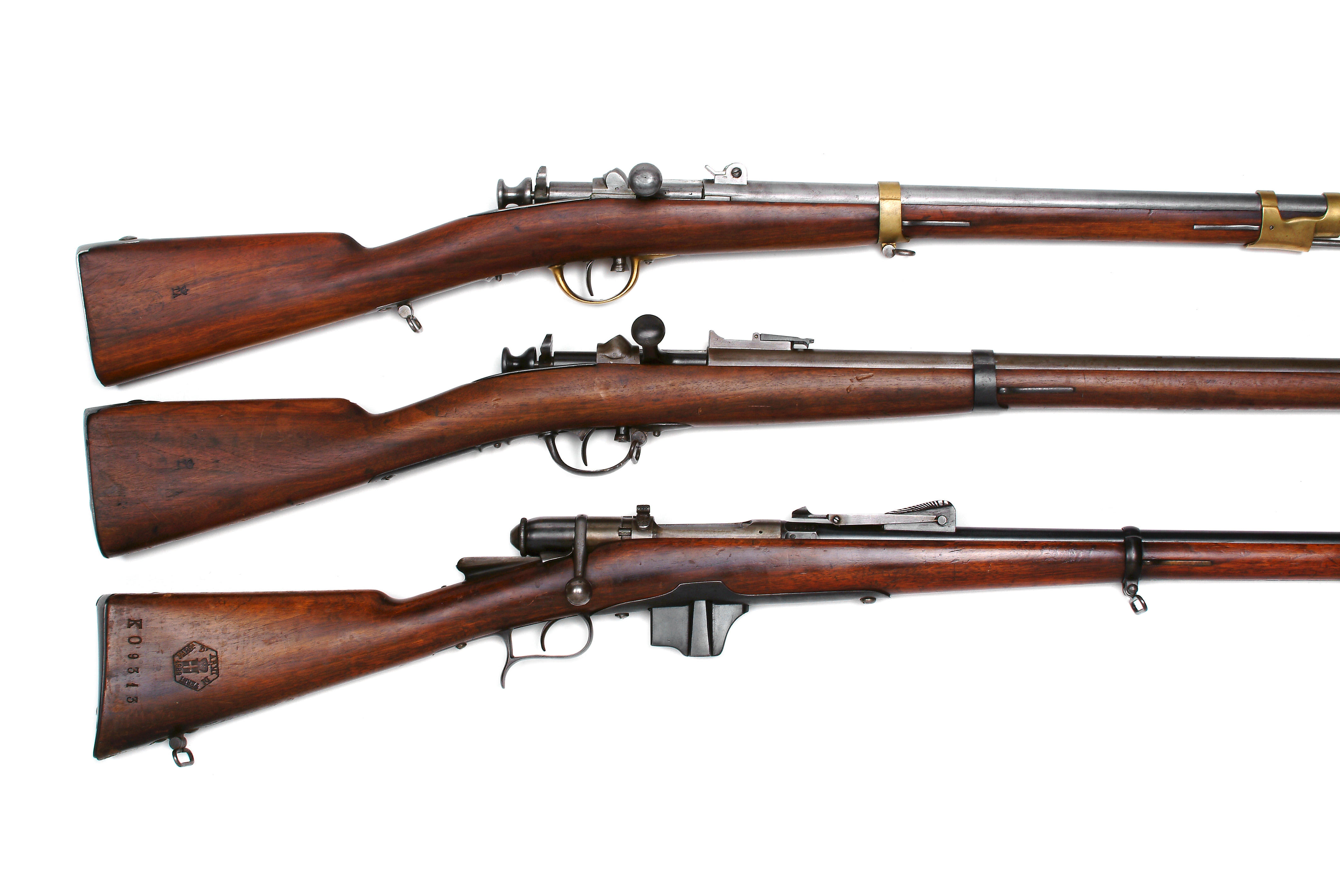 Italian Vetterli Model 1870 Bolt Action Rifle - auctions & price archive