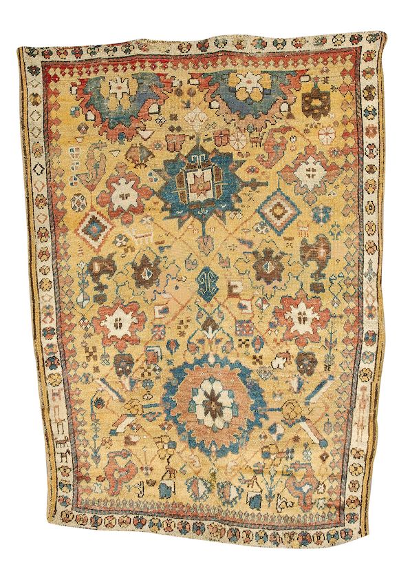Bonhams : An unusual East Anatolian rug 19th century, 6 ft 8 in x 4 ft ...