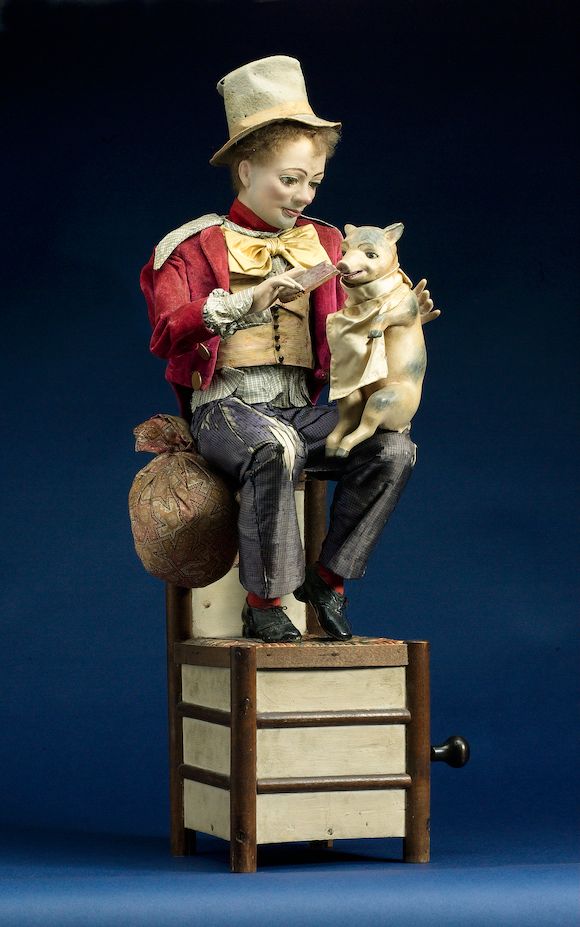 Bonhams : A G.Vichy Peasant and Pig Automaton, French circa 1900