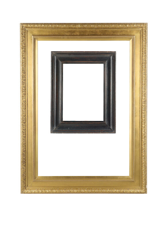 Bonhams : An English late 19th Century gilded oak and composition ...