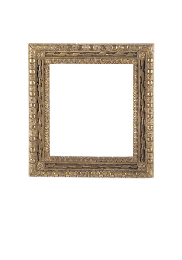 Bonhams : A Continental 19th Century gilded composition and metal frame,