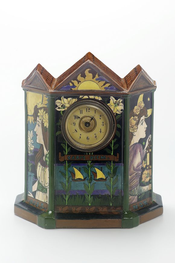 Frederick Rhead Clock Bonhams : Frederick Rhead for Foley, circa 1900 An 'Intarsio Ware ...