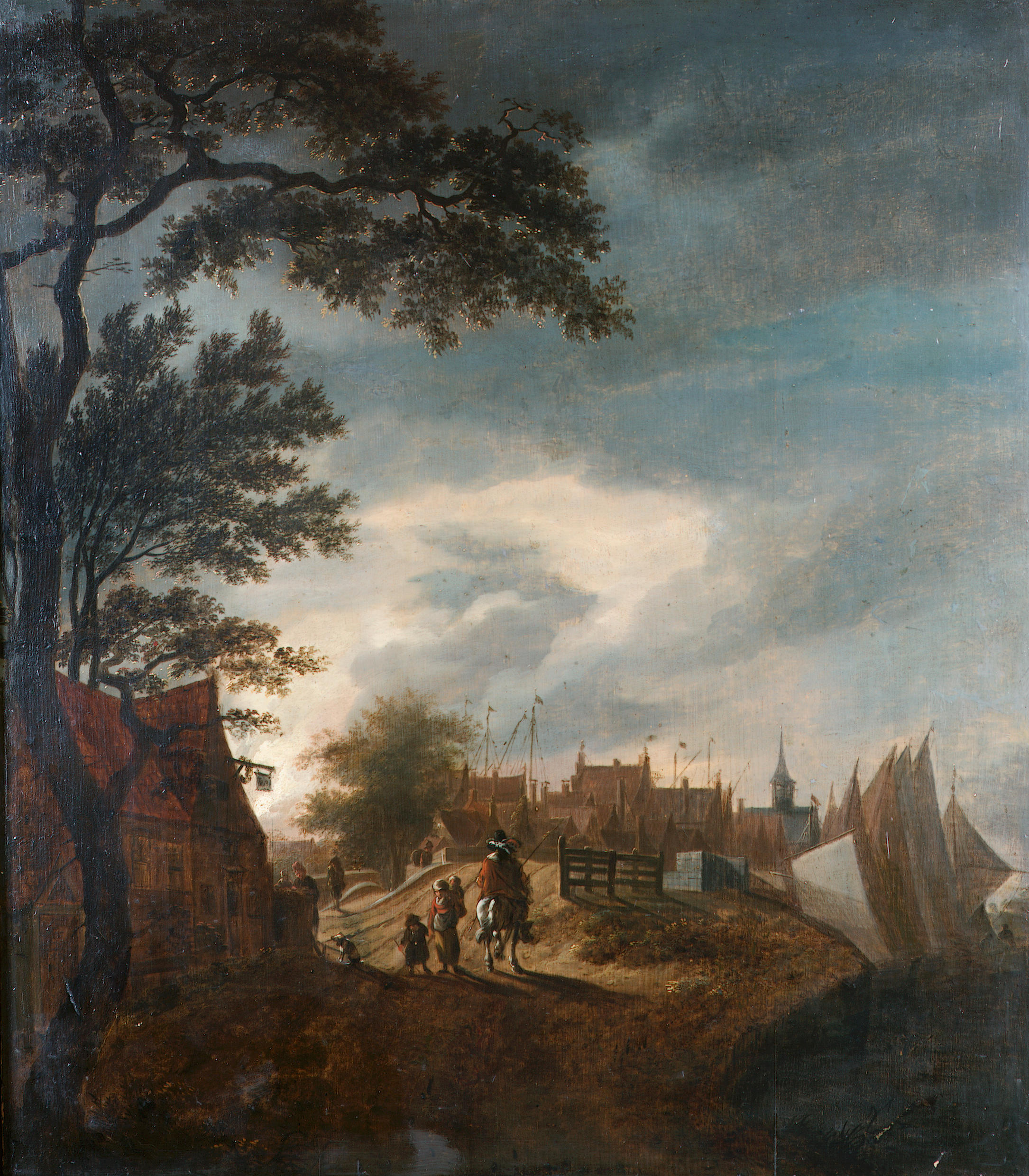 Attributed to Anthonie van Borssom (Amsterdam circa 1629-1677)