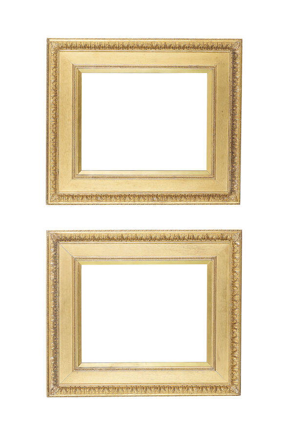 Bonhams : A pair of English late 19th Century gilded oak and ...