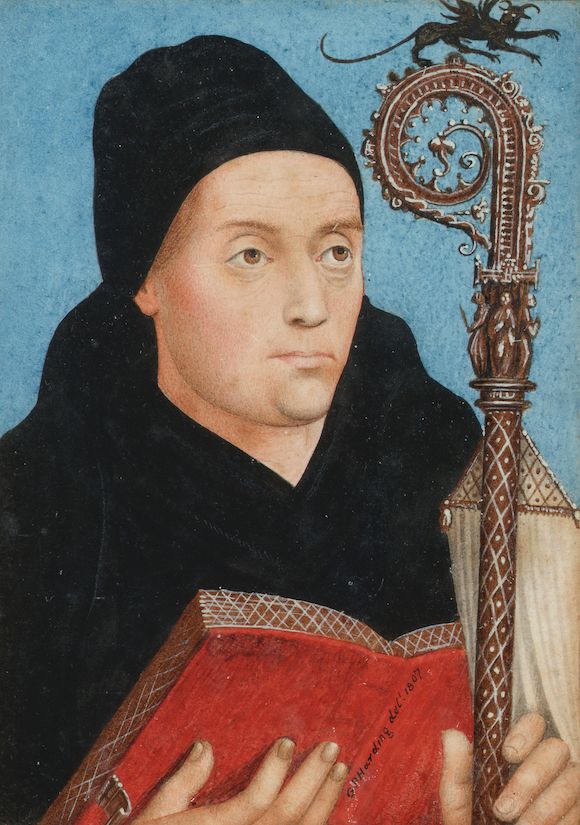 Bonhams : George Perfect Harding F.S.A., A Medieval Bishop, wearing ...