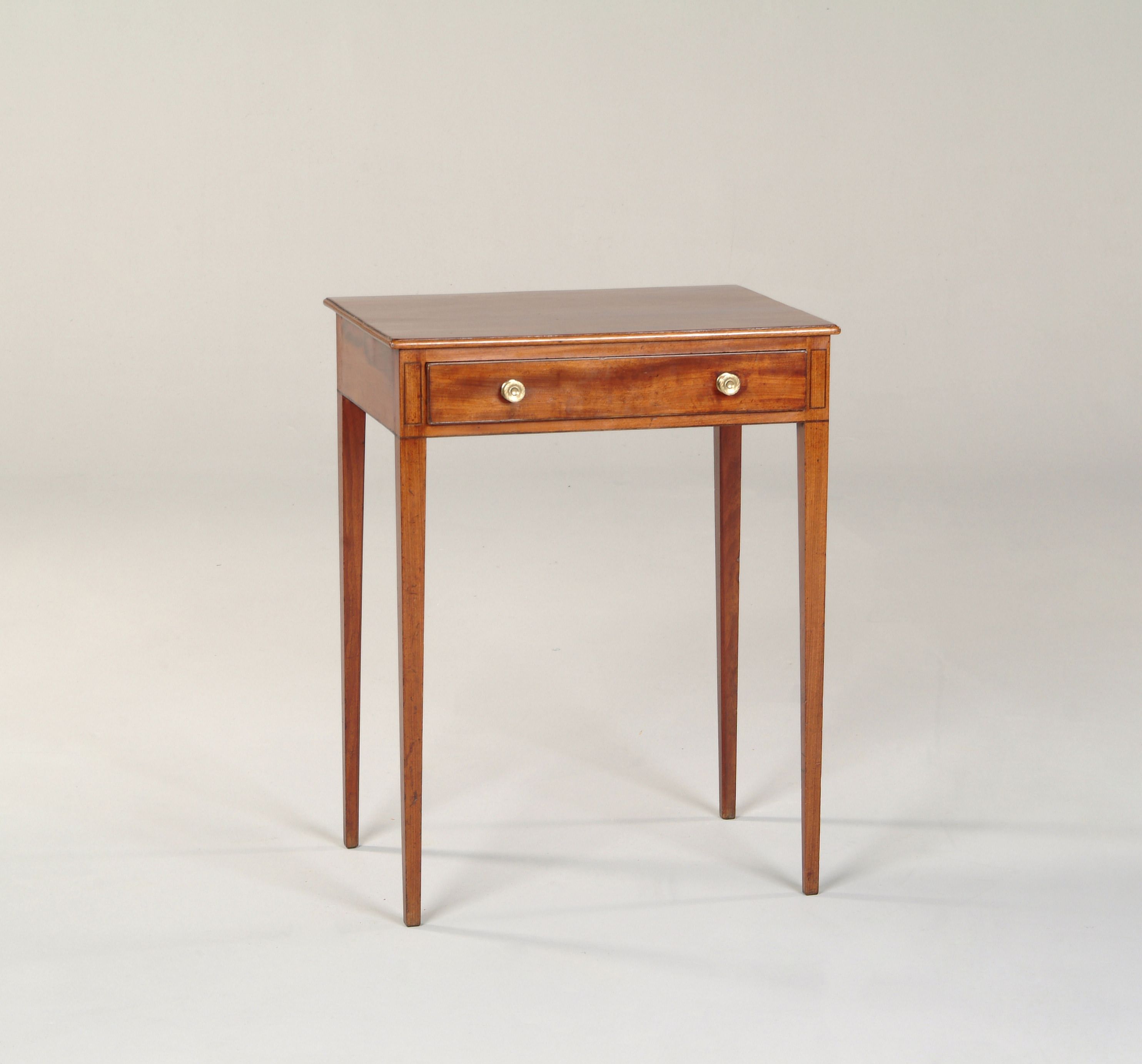 A Regency mahogany side table