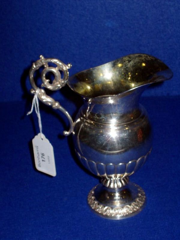 A Continental silver ewer.