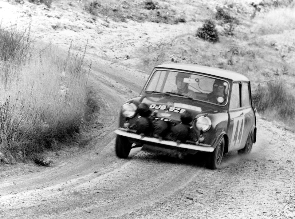 The ex-works, Timo Makinen, Paddy Hopkirk, Tony Fall,,1964 BMC Mini Cooper S Saloon  Chassis no. K-A254/553382 Engine no. 9F-SA-Y 34628