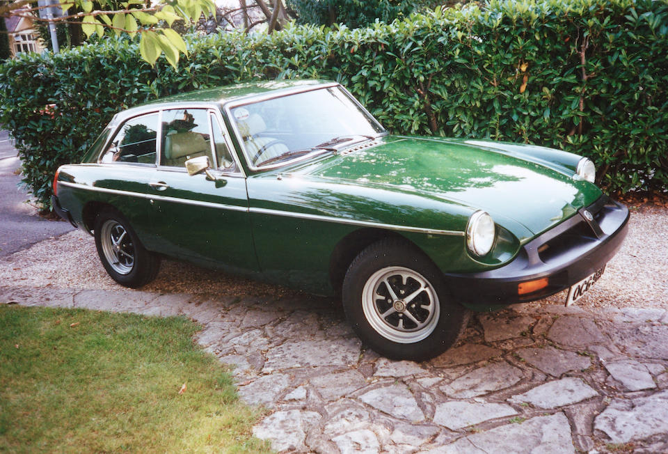 Bonhams : One owner from new,1979 MGB GT Coupé Chassis no. GHD5-48218ZG ...