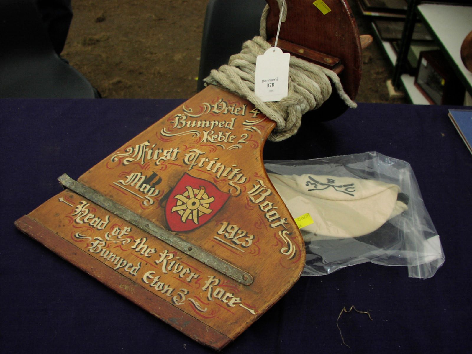 A decorated rudder, 2