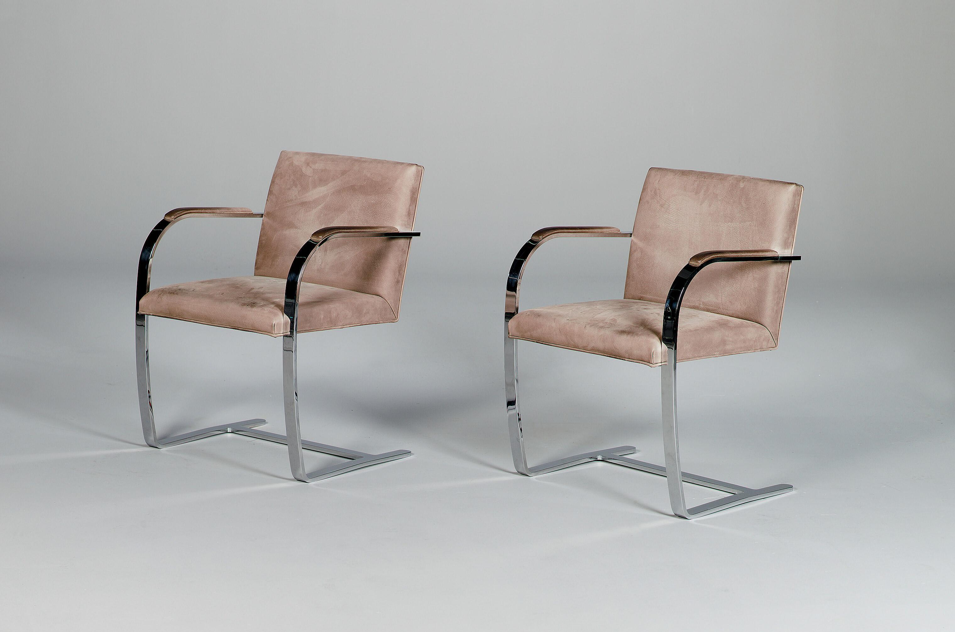 Mies van der Rohe A set of eight Brno armchairs for Knoll studio
