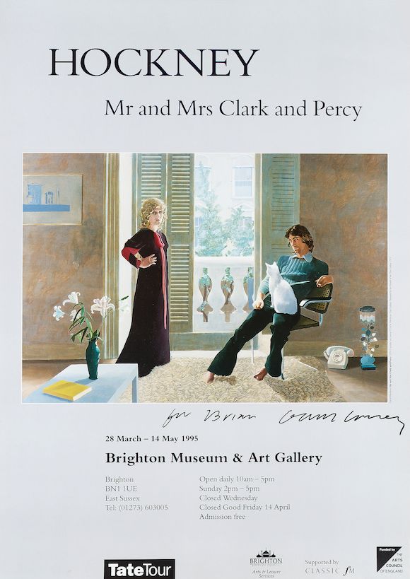 Bonhams : David Hockney HOCKNEY - Mr and Mrs Clark and Percy 