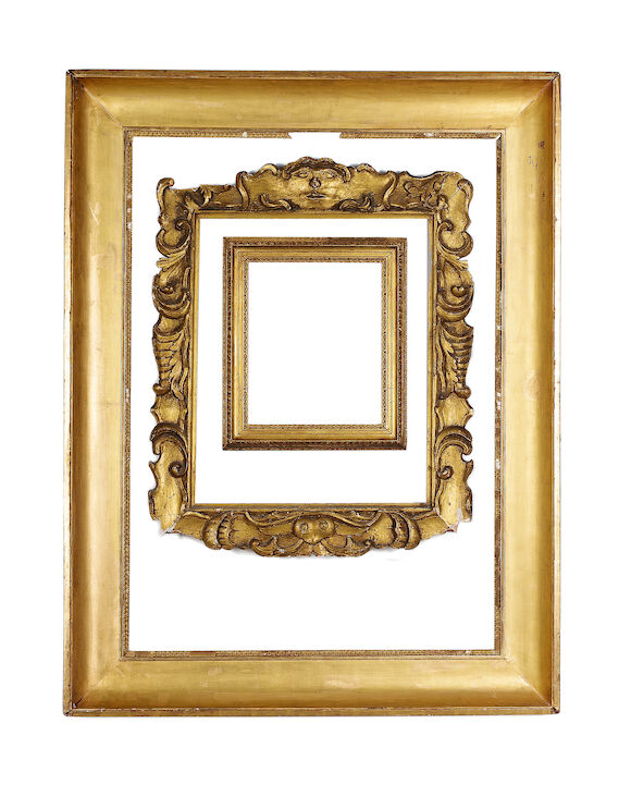 Bonhams : A French 19th Century gilded composition frame
