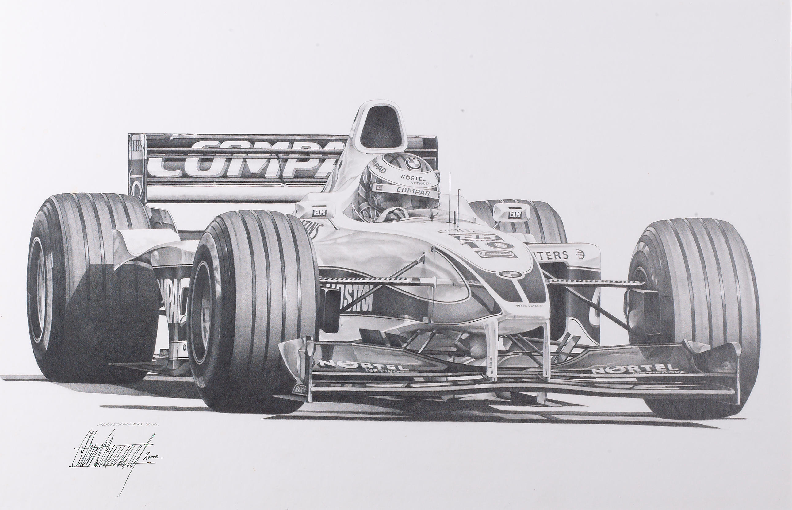 Miniature F1 Quartzo – Jensen Button Williams 2000 – Série Bburago Gold – Édition Limitée