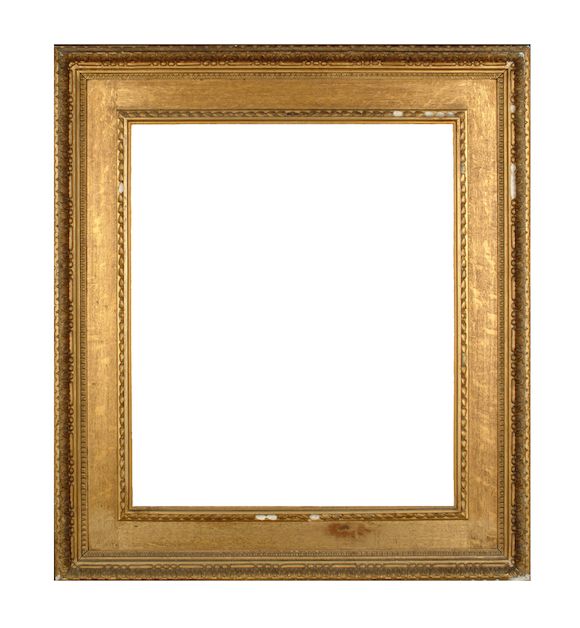 Bonhams : An English 19th Century gilded oak and composition frame