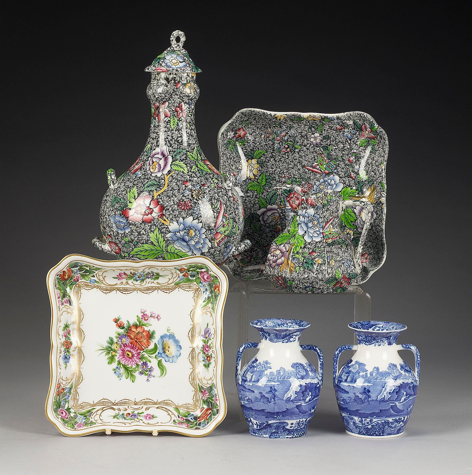 Six graduated Copeland Spode's Italian auctions & price archive