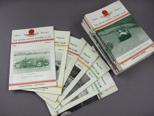 Bonhams Cars : The Aston Martin Owners Club Official Magazine,