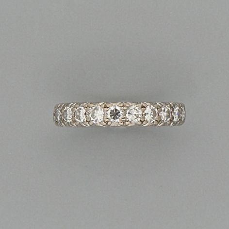 A diamond eternity ring