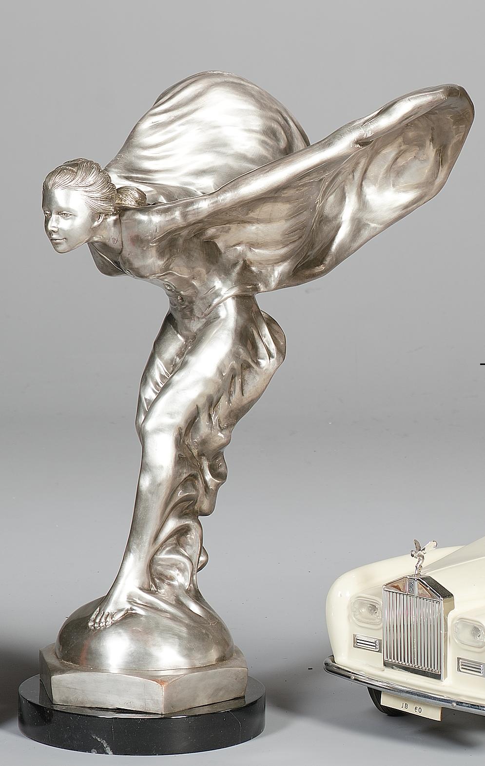 Bonhams Cars : A large 'Spirit of Ecstasy' statue,