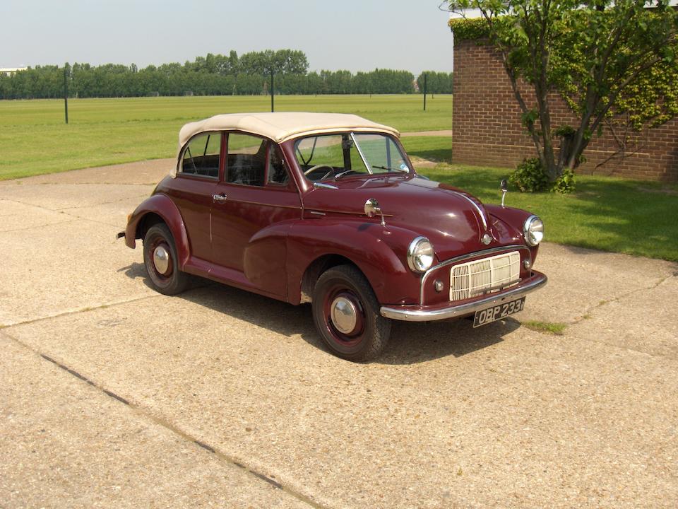 1952 Morris Minor Convertible  Chassis no. FCE11/166927 Engine no. 167075