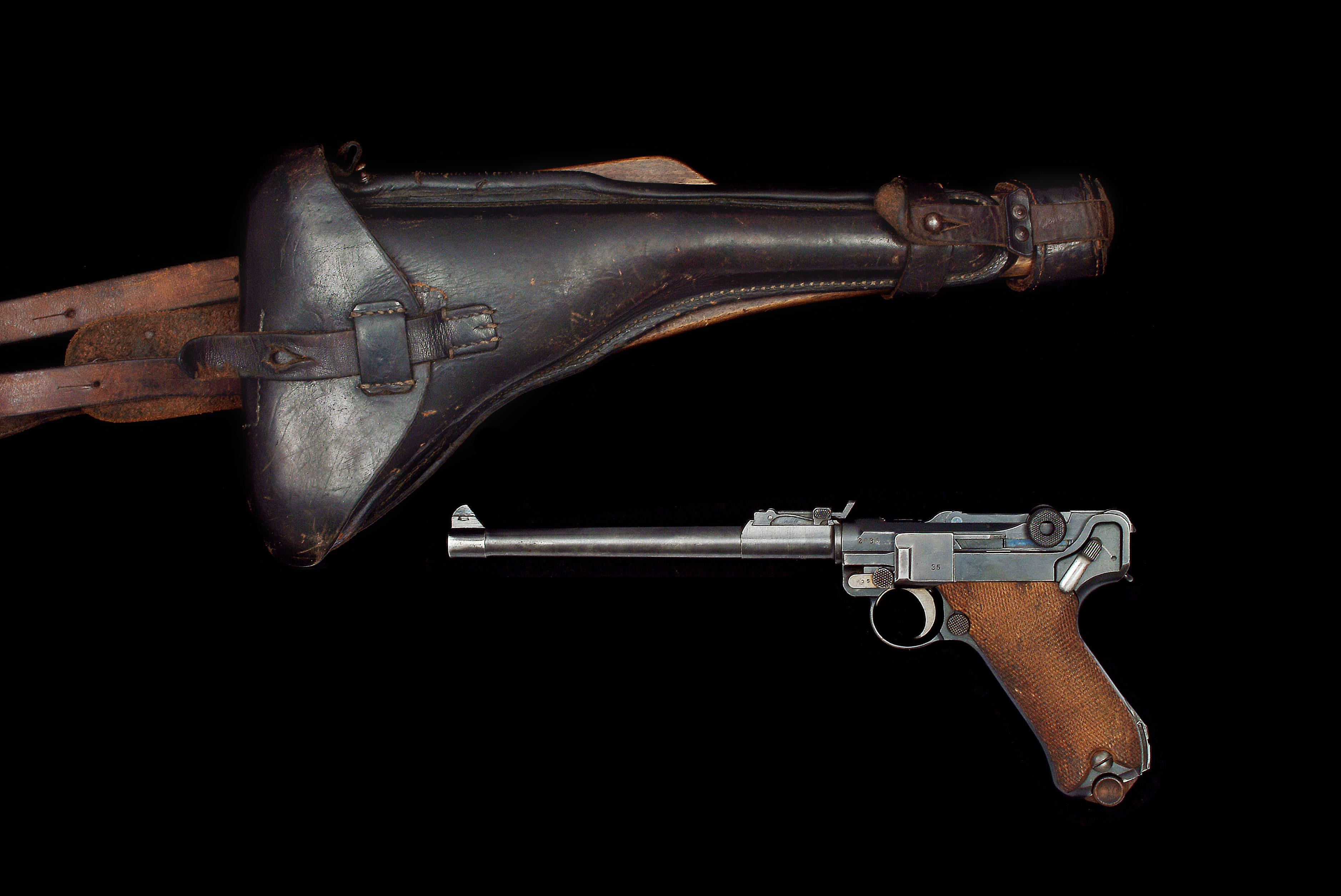 A Luger 9mm Parabellum Model 1914 Artillery Automatic Pistol By Dwm No 2035 Auctions 4706