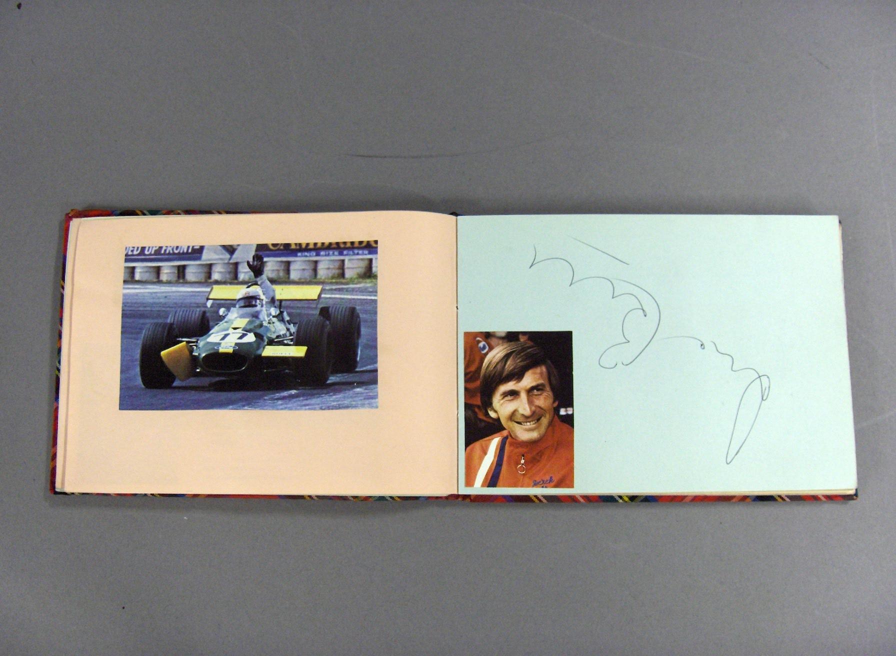 Bonhams Cars : An autograph book with the signatures of 1960s and 1970s