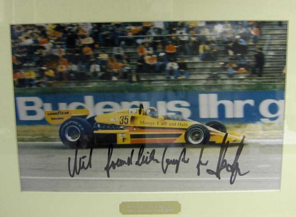 Bonhams Cars : A Signed Colour Photograph Of Hans Heyer In The Ats 