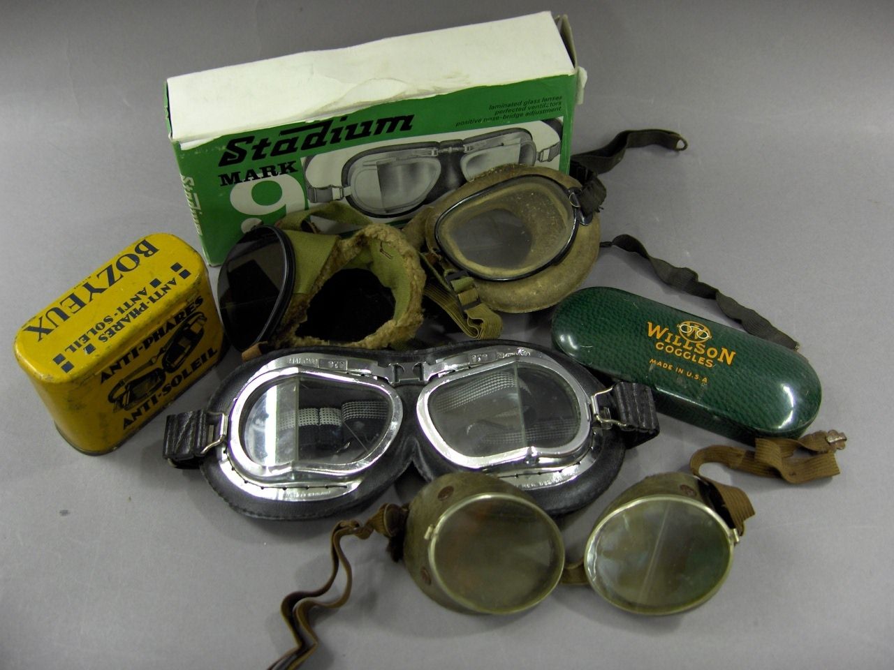 Bonhams Cars : A group of pre-war racing and motor-sporting goggles,