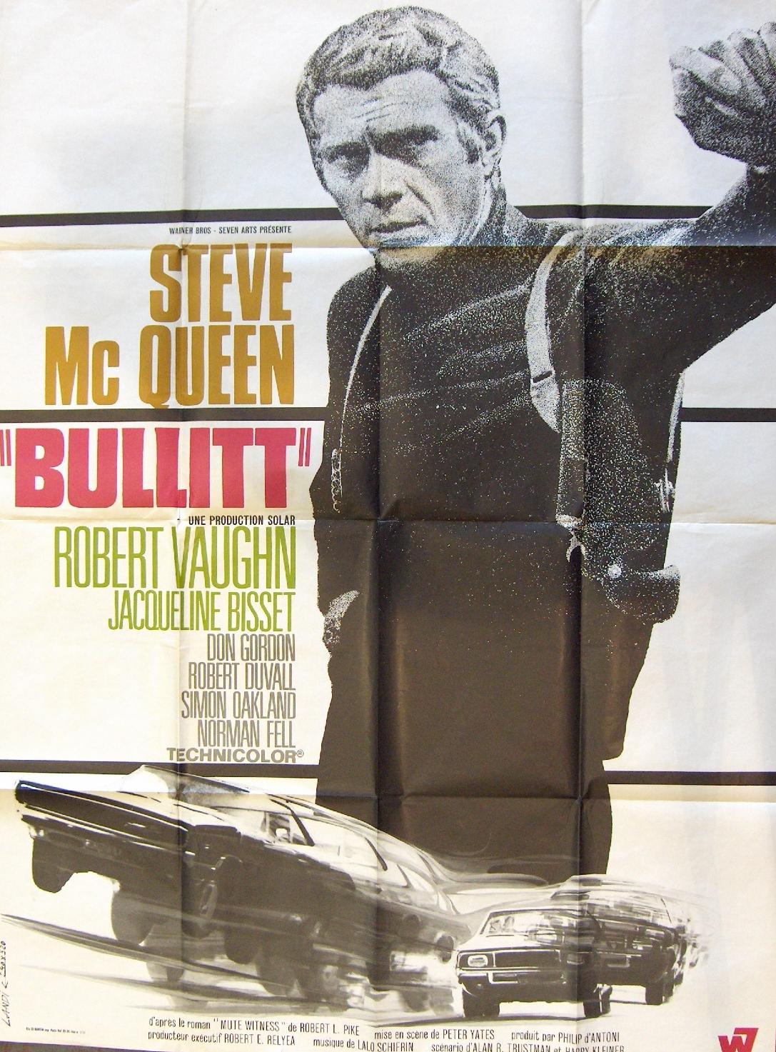 Bonhams Cars : A Bullitt film poster, 1968,