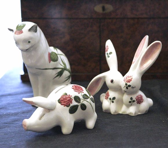 Bonhams : Plichta A Cat, a Pig and a Rabbit group