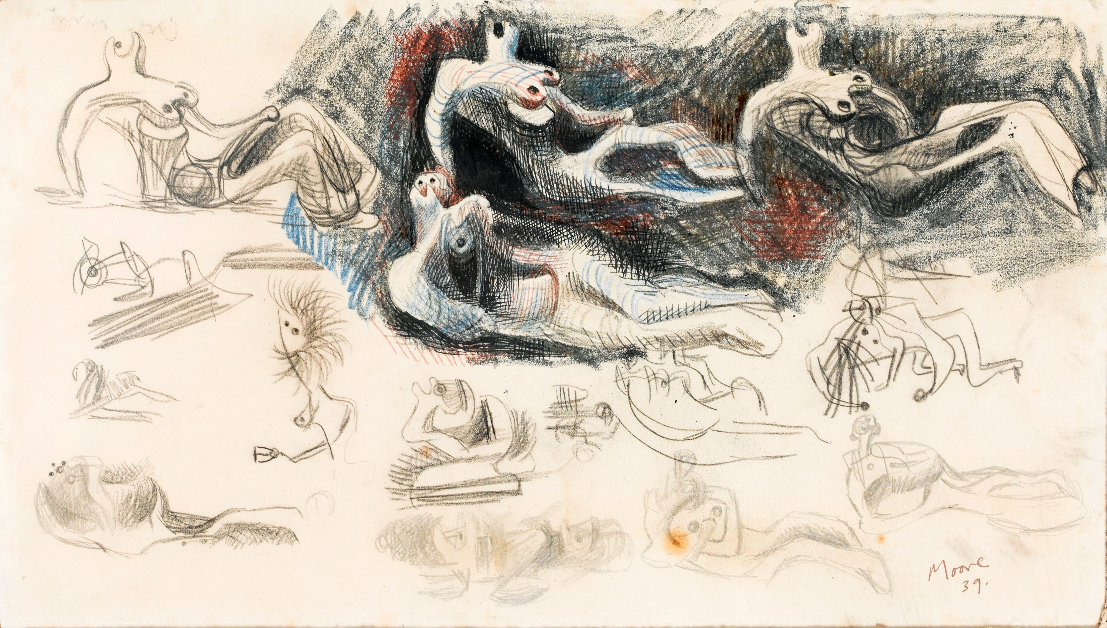 Ideas for Metal Sculpture: Reclining Figures