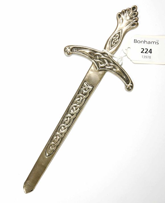 Bonhams : A silver Paper Knife By Alexander Ritchie of Iona, two marks ...