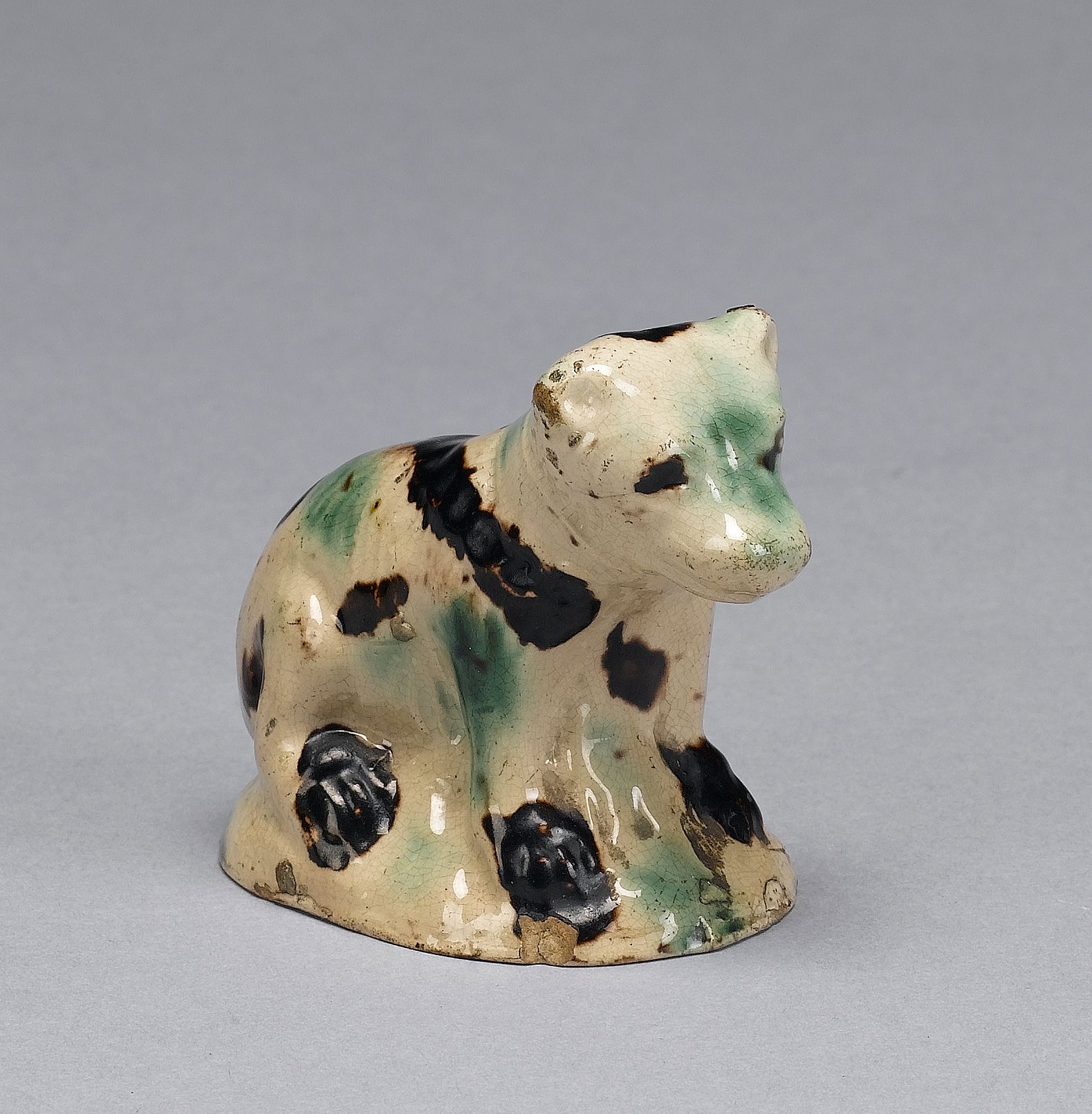 A Whieldon type bear, circa 1780